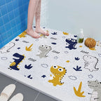 Fun Dinosaur-Themed Bathroom Mat | Thrascher