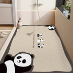 Fun Dinosaur-Themed Bathroom Mat | Thrascher
