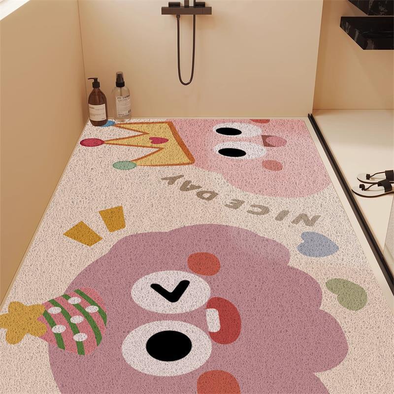 Fun Dinosaur-Themed Bathroom Mat | Thrascher