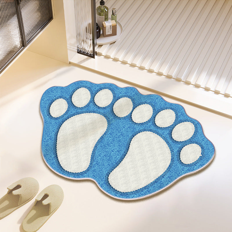 Fun Paw Print Bath Mat | Thrascher