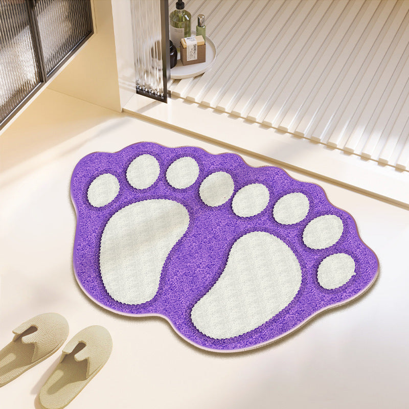 Fun Paw Print Bath Mat | Thrascher