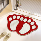 Fun Paw Print Bath Mat | Thrascher