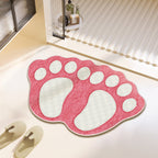 Fun Paw Print Bath Mat | Thrascher