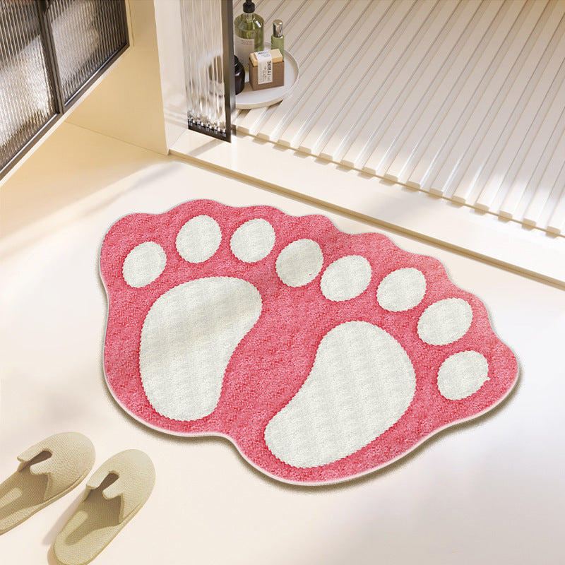 Fun Paw Print Bath Mat | Thrascher