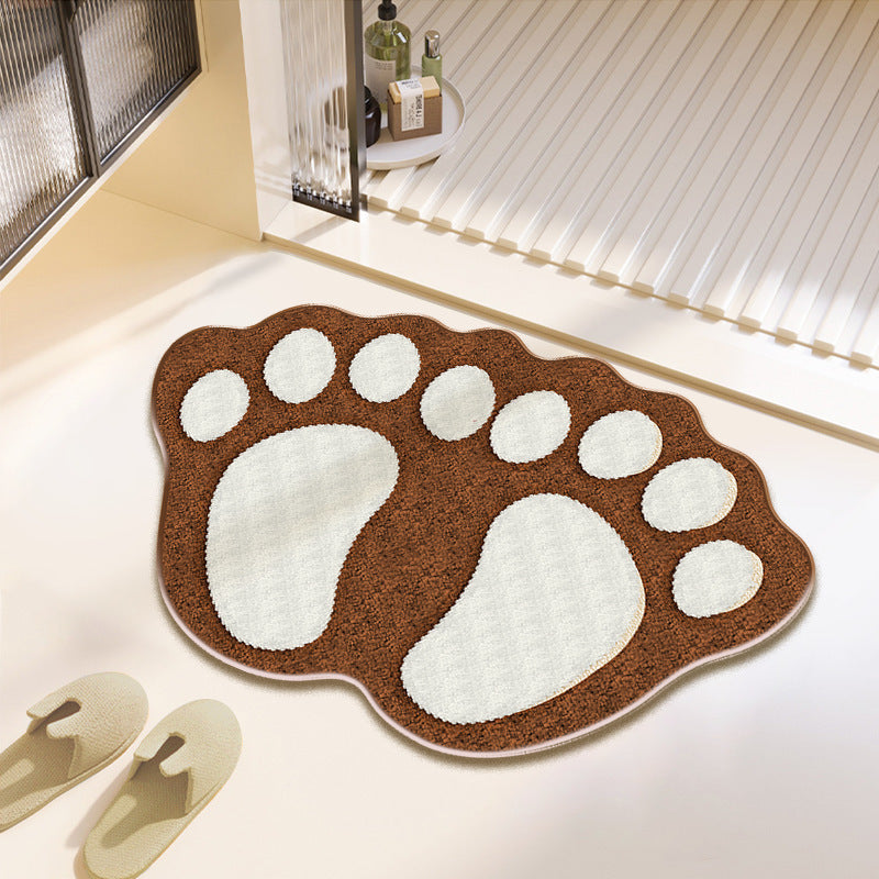 Fun Paw Print Bath Mat | Thrascher