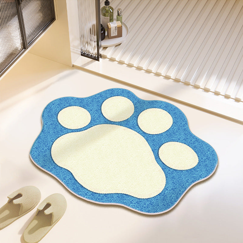 Fun Paw Print Bath Mat | Thrascher