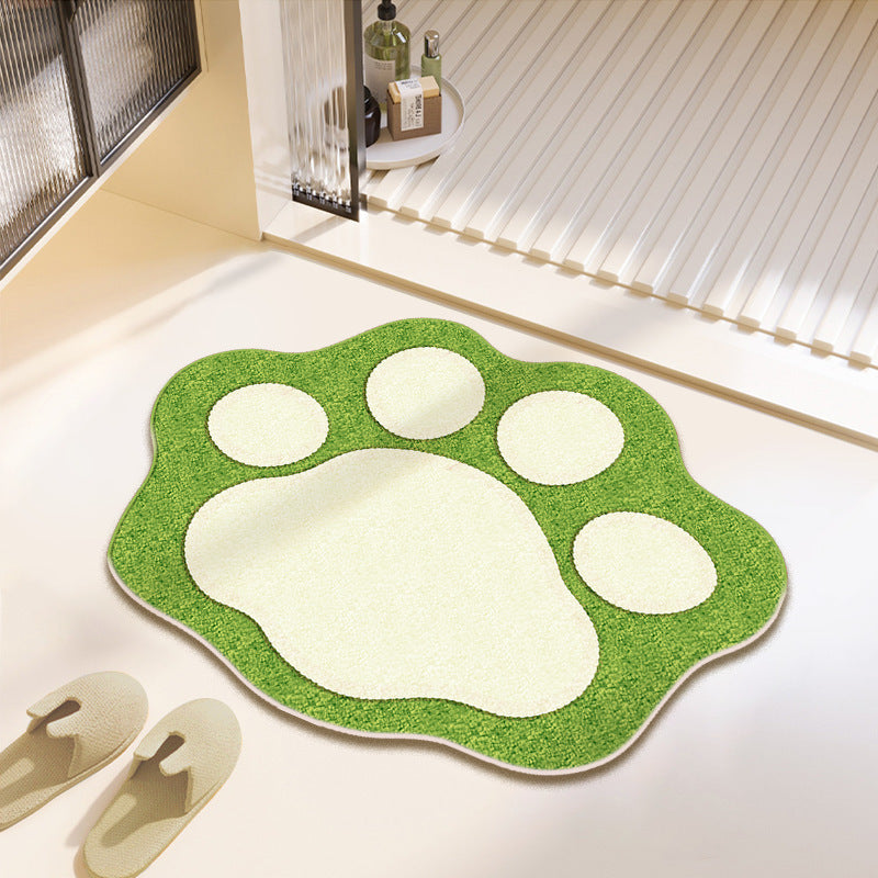 Fun Paw Print Bath Mat | Thrascher