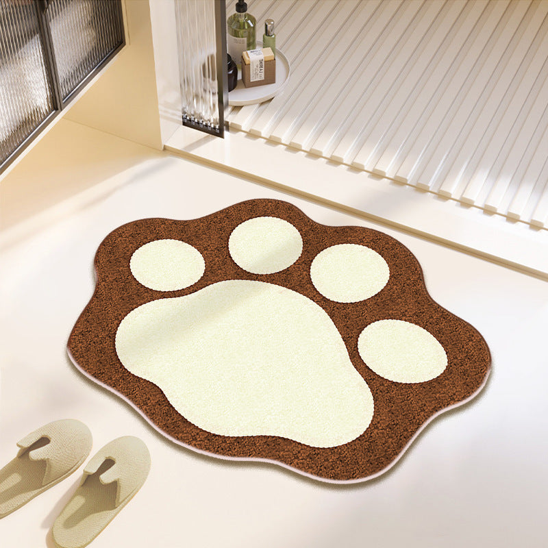 Fun Paw Print Bath Mat | Thrascher