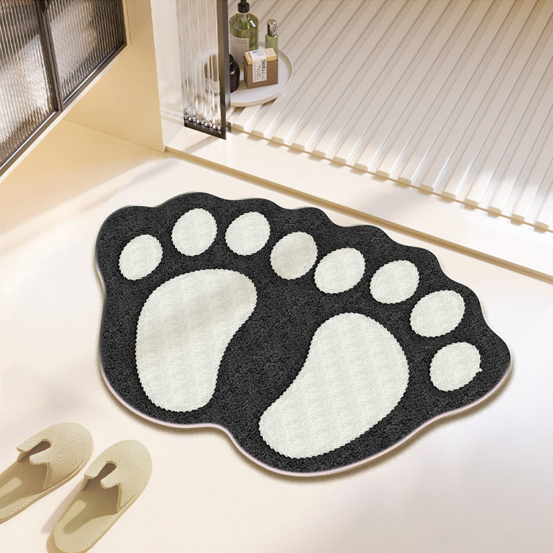 Fun Paw Print Bath Mat | Thrascher