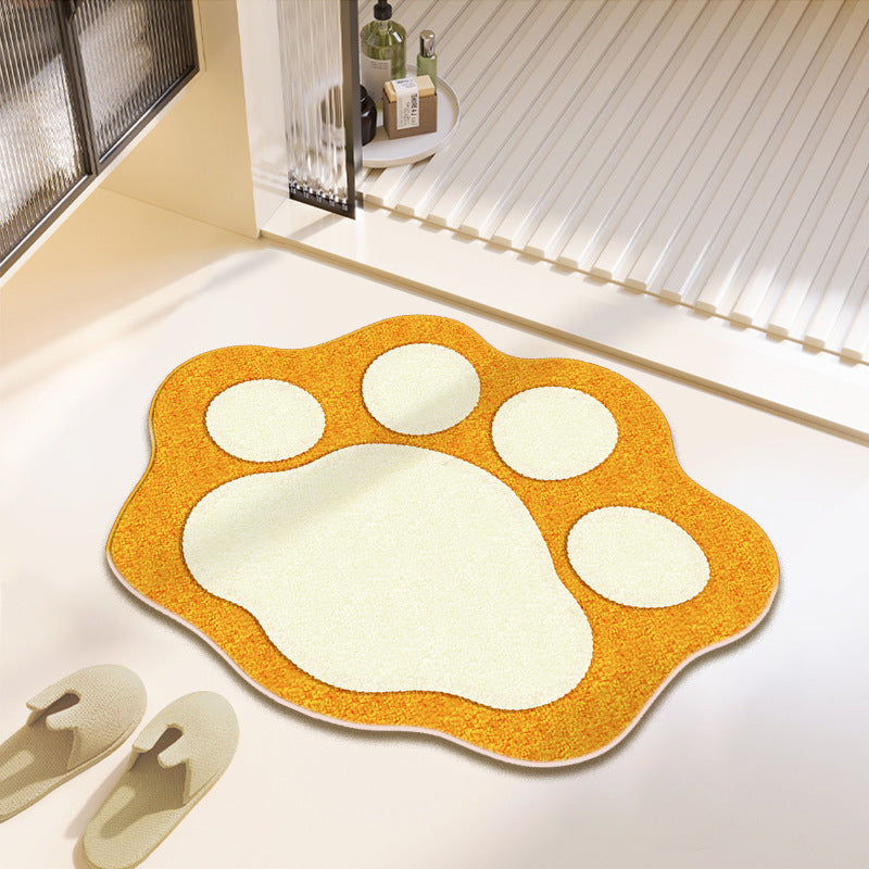 Fun Paw Print Bath Mat | Thrascher
