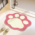 Fun Paw Print Bath Mat | Thrascher
