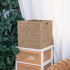 Functional Storage Basket with Natural Weave Pattern | Thrascher