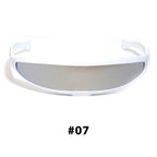 Futuristic Cyborg Cosplay Sunglasses, Plastic Frame, Polycarbonate Lenses