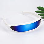 Futuristic Cyborg Cosplay Sunglasses, Plastic Frame, Polycarbonate Lenses