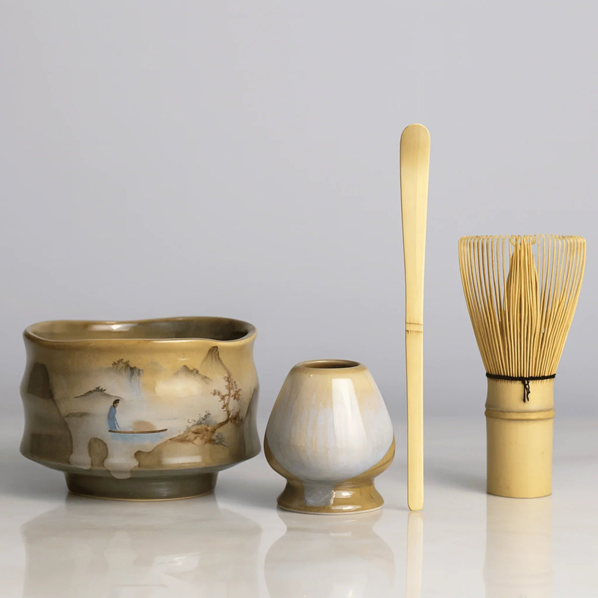 Galfuna Matcha Set– 4pcs Ceramic Tea Set