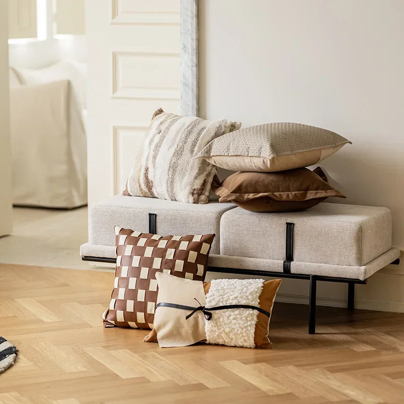 Galmarno Leather Cushion Cover Collection