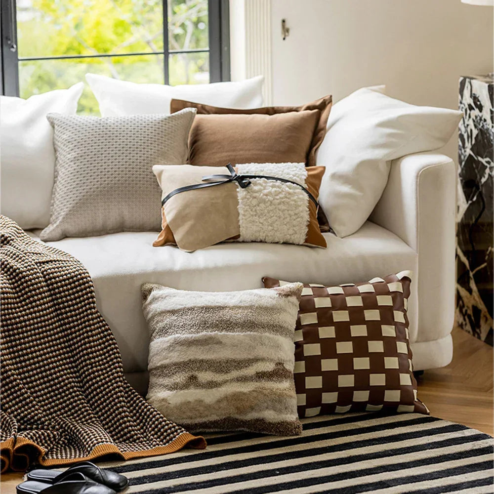 Galmarno Leather Cushion Cover Collection