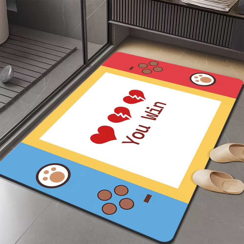 Gaming-Themed Bath Mat | Thrascher