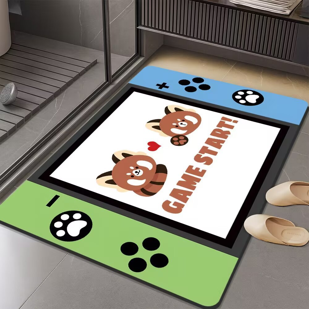 Gaming-Themed Bath Mat | Thrascher