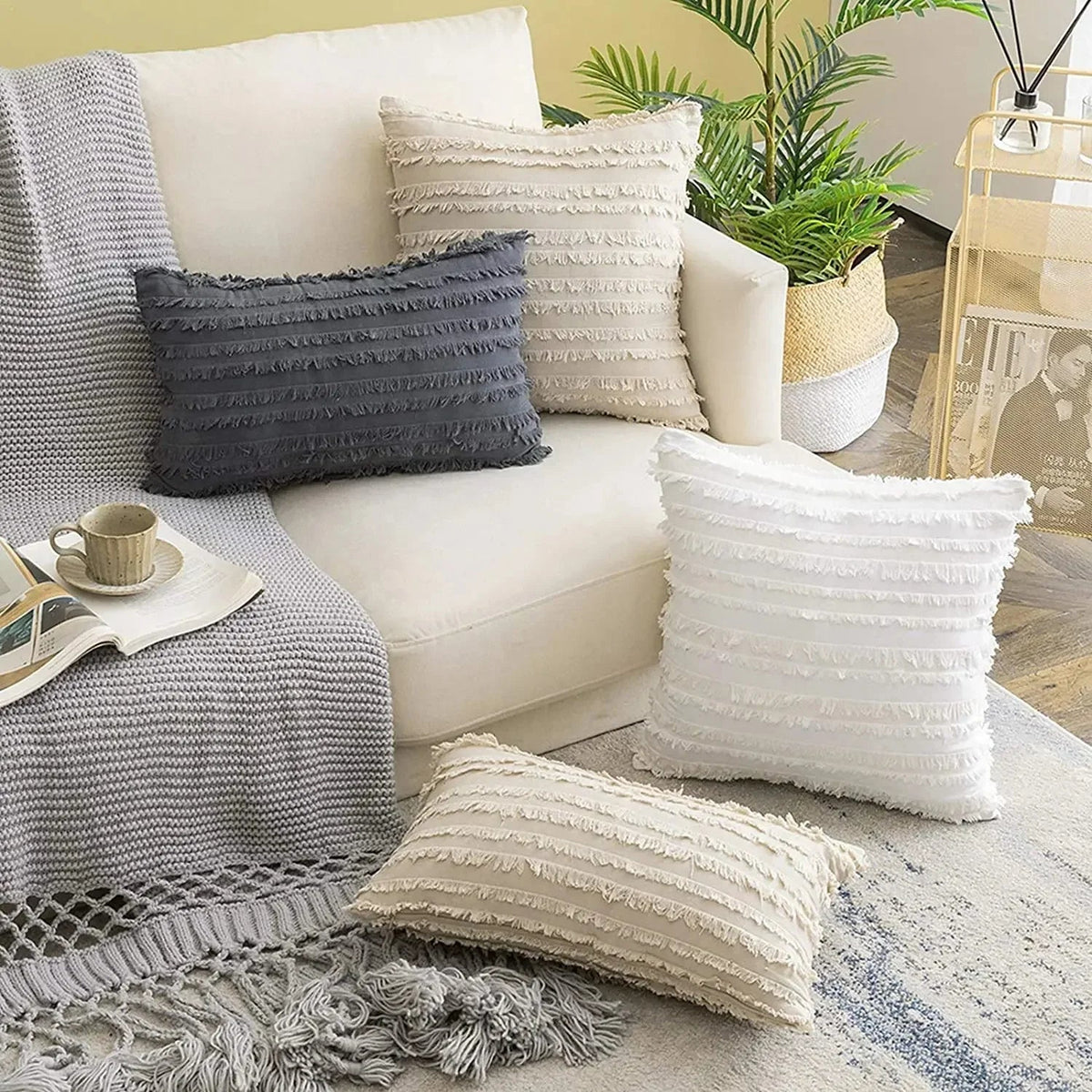 Gavren Embroidered Cushion Cover