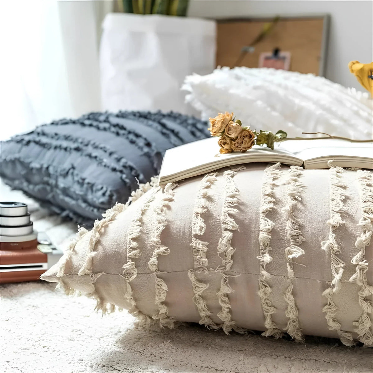 Gavren Embroidered Cushion Cover