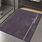 Geometric Hexagonal Pattern Bath Mat | Thrascher