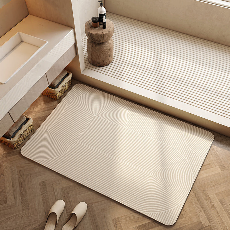 Geometric Patterned Bath Mat | Thrascher