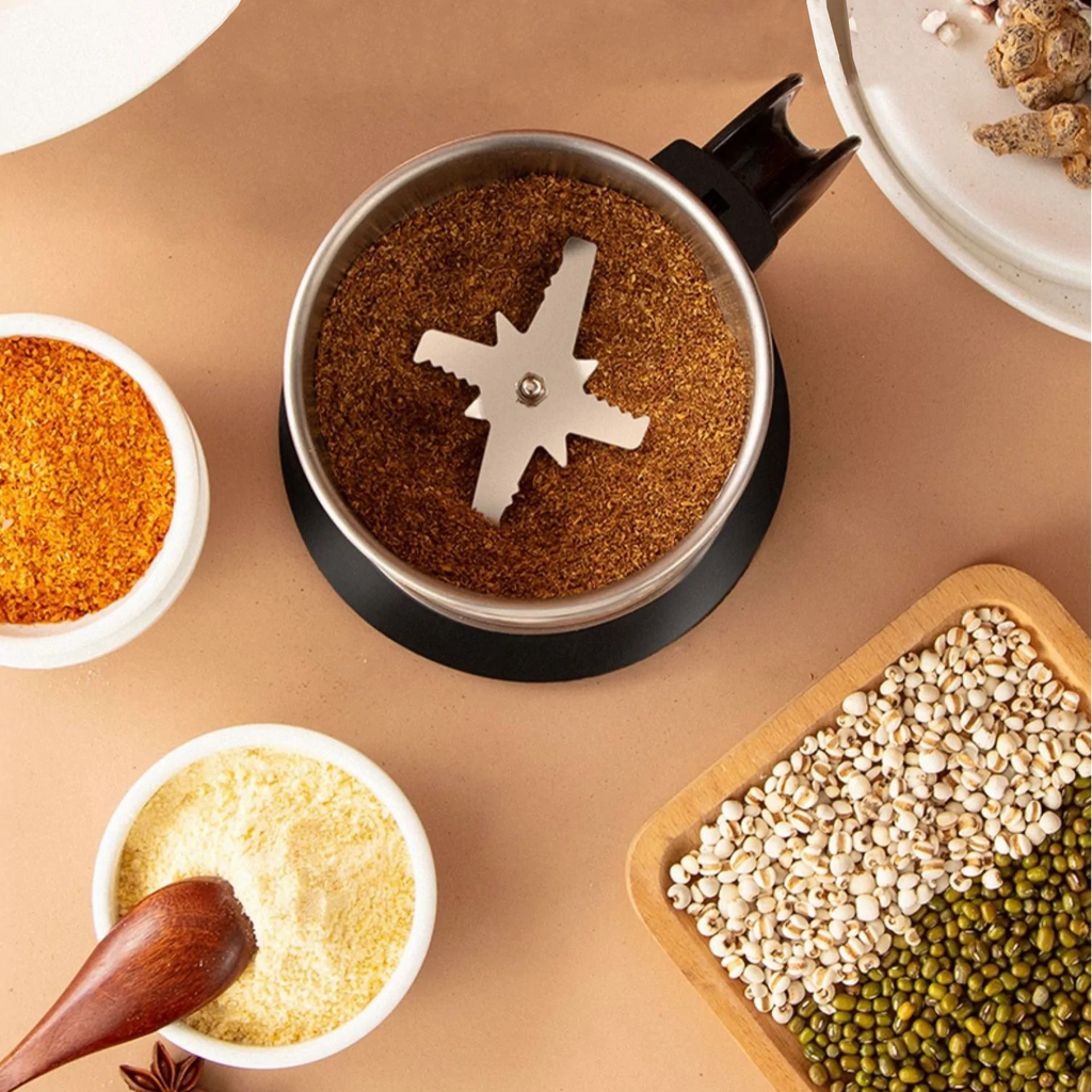 Electric Food Grinder for Coffee, Herbs, Spices and Rice, 300 ml