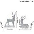 Glittering Reindeer Decorative Figure | Thrascher