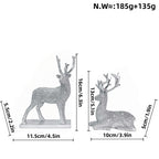 Glittering Reindeer Decorative Figure | Thrascher