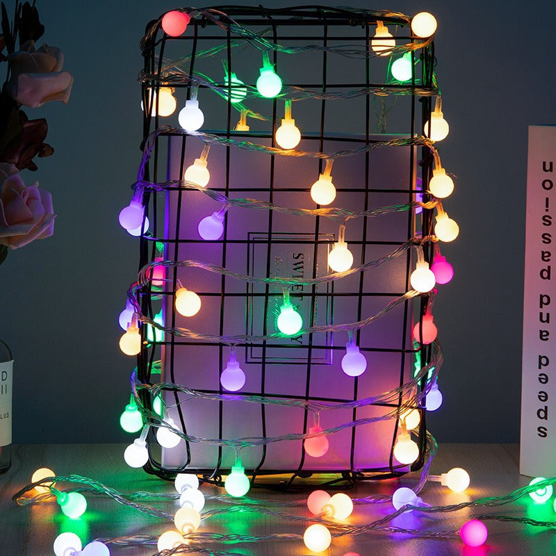 Globe LED String Lights for Atmospheric Home Decor | Thrascher
