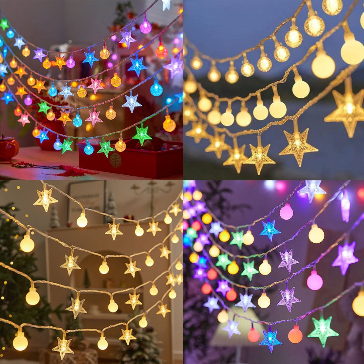 Globe LED String Lights for Atmospheric Home Decor | Thrascher