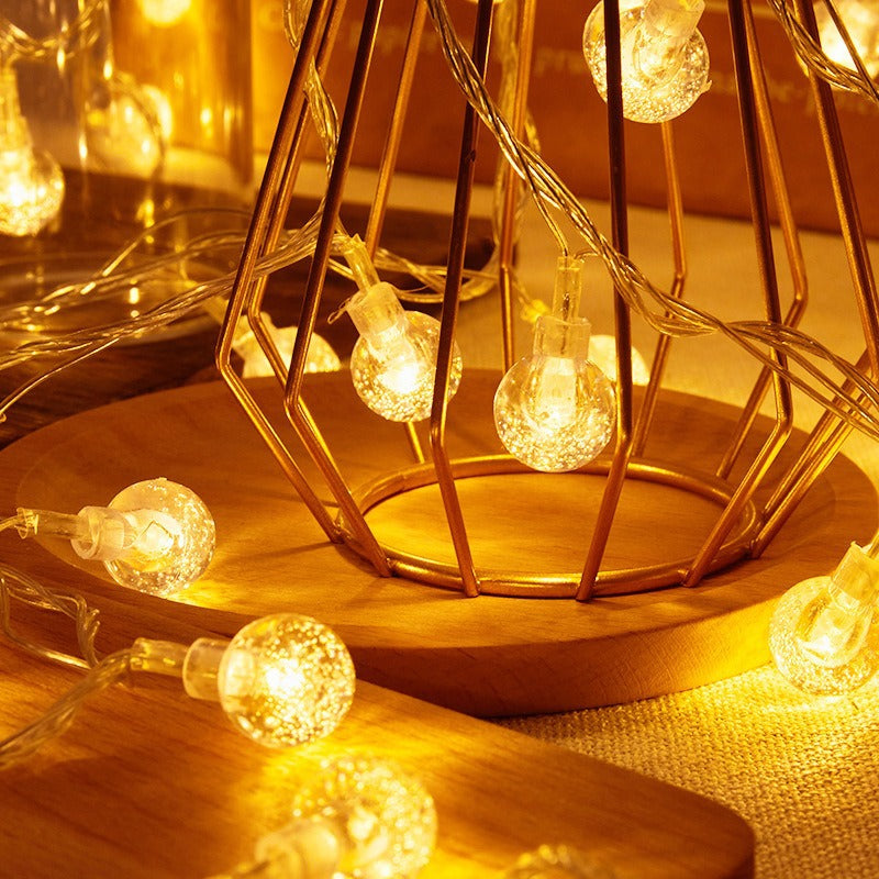 Globe LED String Lights for Atmospheric Home Decor | Thrascher
