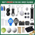 Golf-Themed Advent Calendar Gift Set with Compartments for Indoor Display, view 5