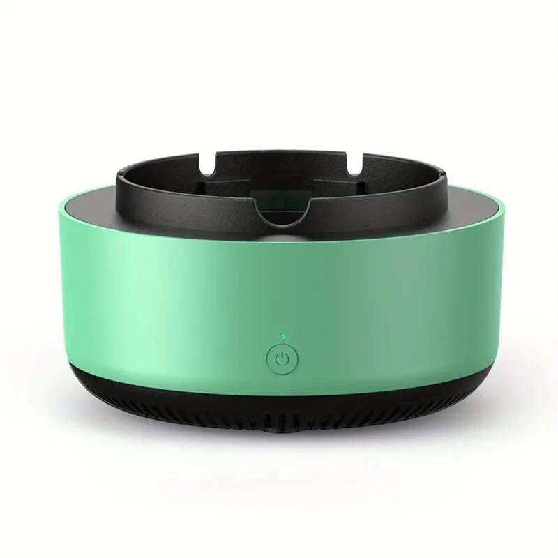 Cigarette Smoke-Filtering Ashtray with Quiet Fan, ABS and Metal, Indoor Use