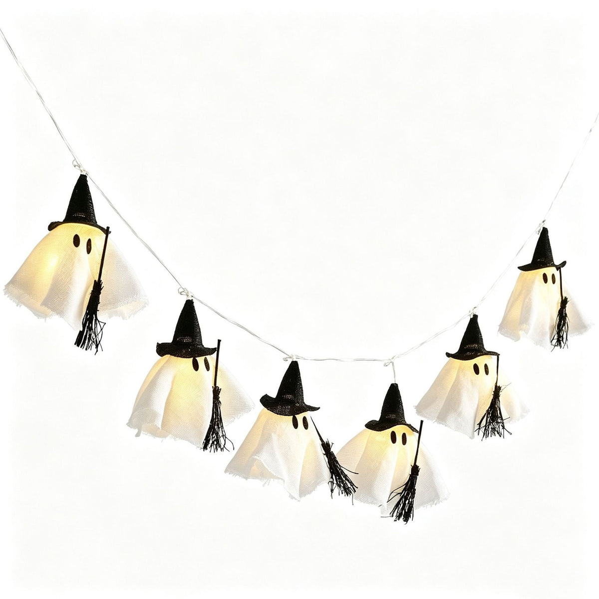 Halloween Ghost Witch LED String Lights Garland | Thrascher