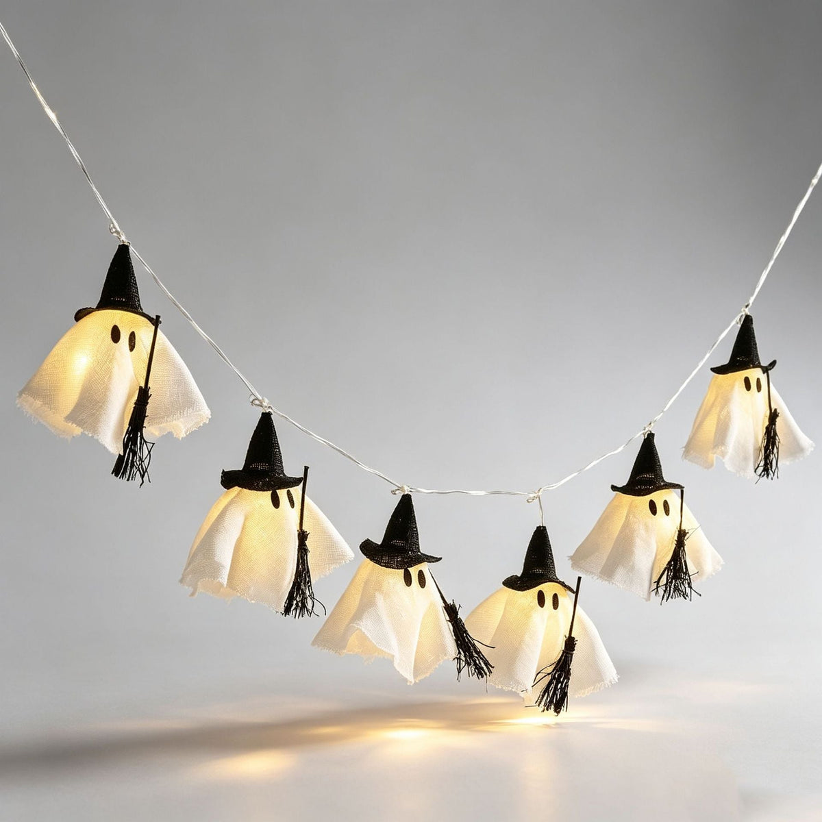 Halloween LED Ghost Witch Light String Garland | Thrascher