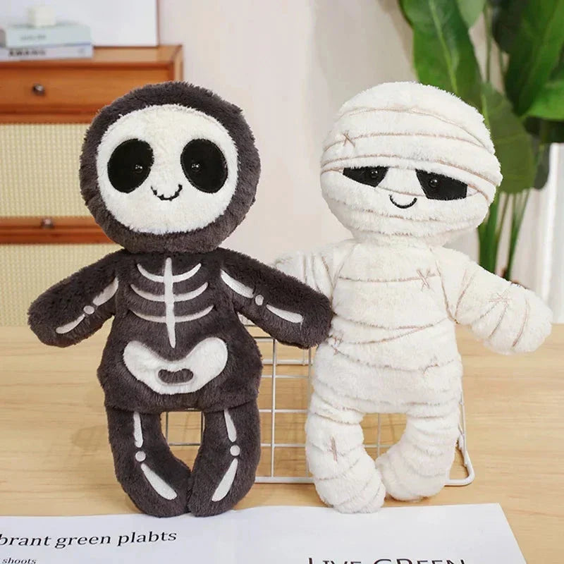 Halloween Skeleton and Mummy Plushies, 13–17.7 in, Sold Individually, view 11