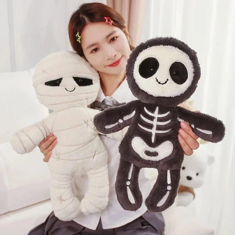 Halloween Skeleton and Mummy Plushies, 13–17.7 in, Sold Individually, view 16