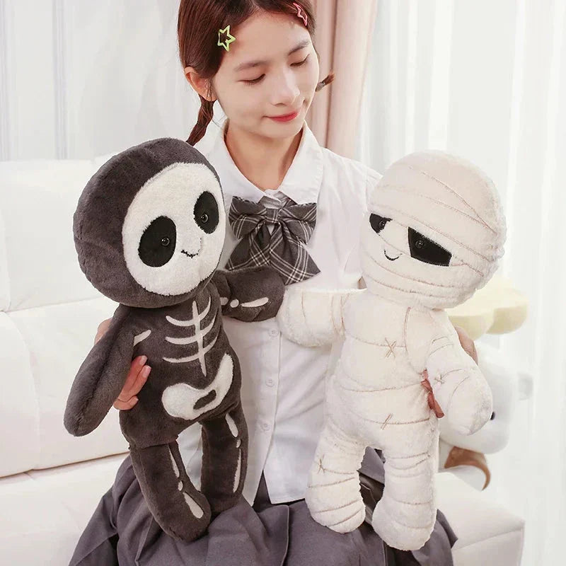 Halloween Skeleton and Mummy Plushies, 13–17.7 in, Sold Individually, view 20