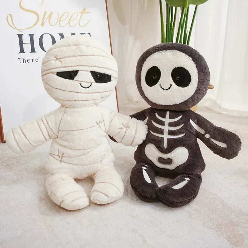 Halloween Skeleton and Mummy Plushies, 13–17.7 in, Sold Individually, view 4
