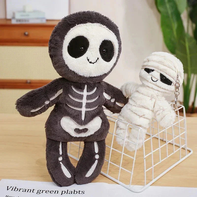Halloween Skeleton and Mummy Plushies, 13–17.7 in, Sold Individually, view 5