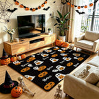 Halloween-Themed Area Rug Soft Textile Non Slip | Thrascher