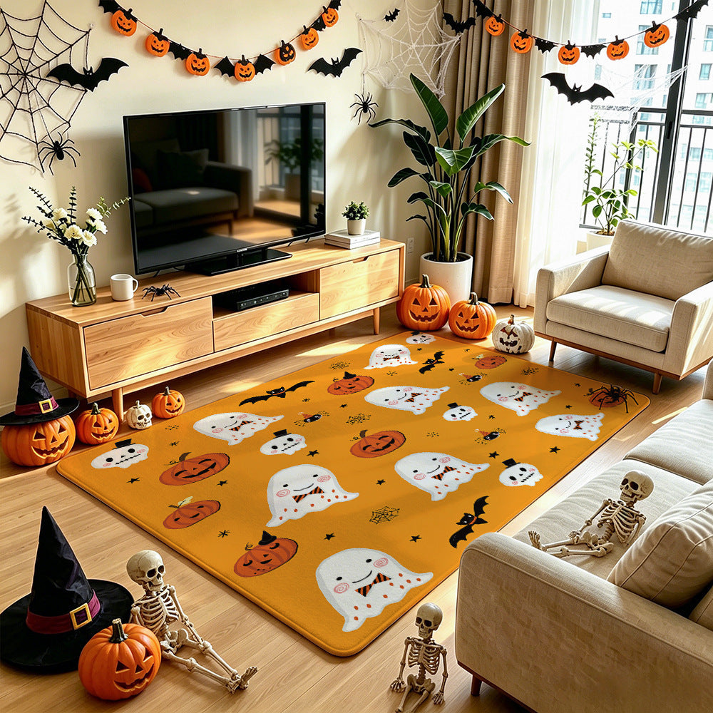 Halloween-Themed Area Rug Soft Textile Non Slip | Thrascher