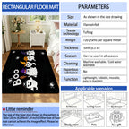 Halloween-Themed Area Rug Soft Textile Non Slip | Thrascher