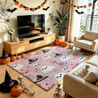 Halloween-Themed Area Rug Soft Textile Non Slip | Thrascher