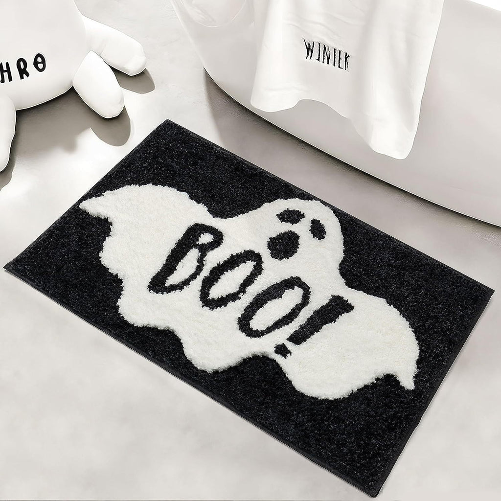 Halloween-Themed Ghost Bath Mat | Thrascher