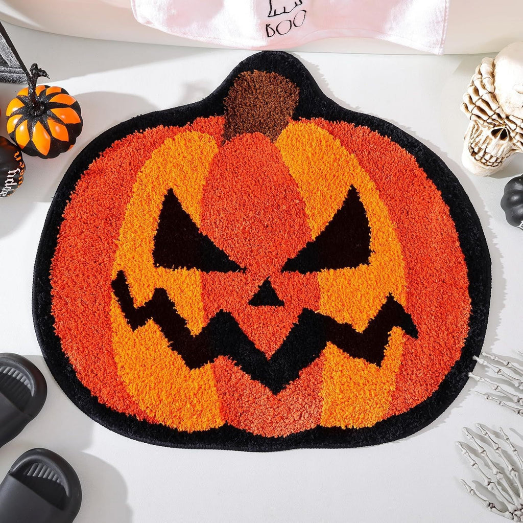 Halloween-Themed Ghost Bath Mat | Thrascher