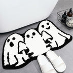 Halloween-Themed Ghost Bath Mat | Thrascher