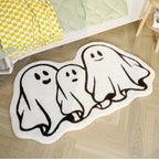 Halloween-Themed Ghost Bath Mat | Thrascher